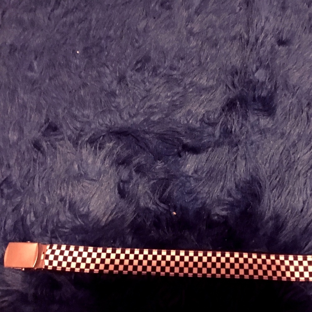 Checkered belt
